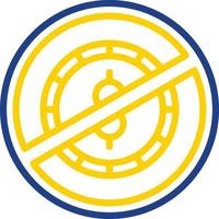 No Money Vector Icon Design