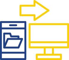 Data Transfer Vector Icon Design