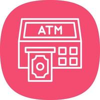 Atm Machine Vector Icon Design