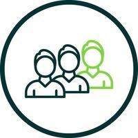 Queue Vector Icon Design