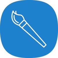 Paint Brush Vector Icon Design