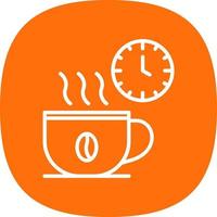 Coffee Break Vector Icon Design