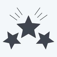 Icon Award Star 2. related to Stars symbol. glyph style. simple design editable. simple illustration. simple vector icons