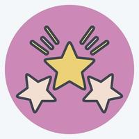 Icon Award Star 2. related to Stars symbol. color mate style. simple design editable. simple illustration. simple vector icons