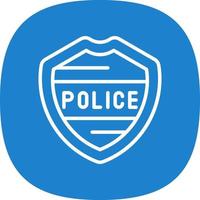 diseño de icono de vector de policía