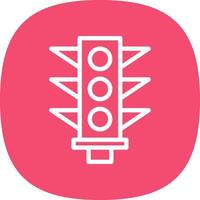 Traffic Signal Vector Icon Design