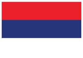 National flag of Republika Srpska - Flat color icon. vector