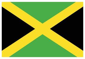 National flag of Jamaican - Flat color icon. vector