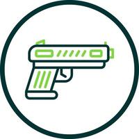 diseño de icono de vector de pistola