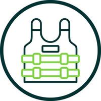 Bulletproof Vest Vector Icon Design