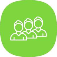 Queue Vector Icon Design