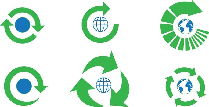 outline silhouette global axpansion icon set with different style isolated on white background vector