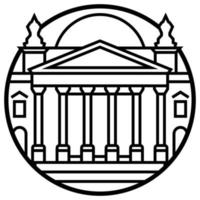 World famous building - Reichstag Berlin vector