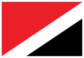 bandera nacional de sealand, principado de - icono de color plano. vector