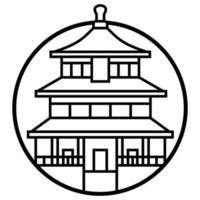 World famous building - China vector