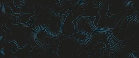 Topographic linear background. Abstraction with place for text. Map line of topography. Vector abstract topographic map concept, Topographic blue and dark linear background with copy space photo