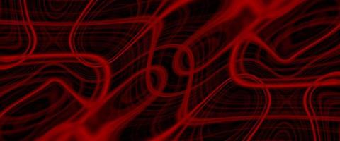 Black, red satin liquid background. Digital art abstract pattern. Abstract liquid metal close-up design. Smooth elegant black satin texture. Luxurious marble background design. photo