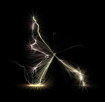 Digital Rendering Energetic Lights Electric Background photo