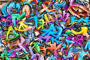 fondo de graffiti, arte de graffiti, fondo de graffiti abstracto foto