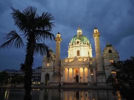 Karlskirche church in Vienna photo