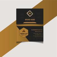 Creative and clean corporate business card template layout. Vector illustration. Stationery design