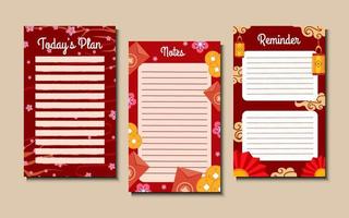 Chinese New Year Journal vector