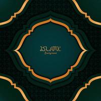 Islamic background design template good use for banner card posters and more vector