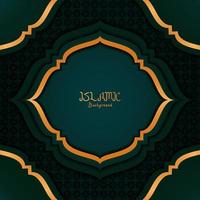 Islamic background design template good use for banner card posters and more vector