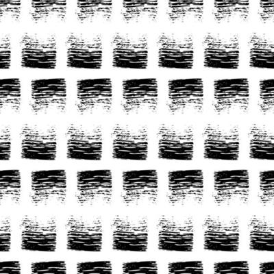 Seamless Pattern with hand drawn black scribble Smear. Abstract grunge texture. Vector illustration