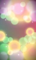 Abstract colorful vertical background with bokeh lights and lens flare. Vector illustration