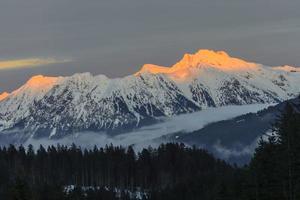 vista desde el kleinwalsertal en kanzelwand y fellhorn foto