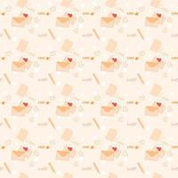 Seamless pattern for valentines background vector