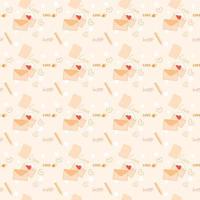 Seamless pattern for valentines background vector