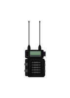 Modern portable handheld radio device. illustration in flat style vector