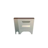 Filing cabinet with four drawer. Vector image isolated on white background