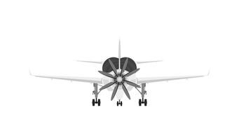 The plane of World War II. Simple gradients only - no gradient mesh. vector