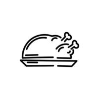 Meal linear icon. Meal concept stroke symbol design. Thin graphic elements vector illustration, outline pattern on a white background, eps 10.