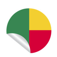 benin flagga Land png