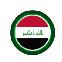 irak flagga Land png