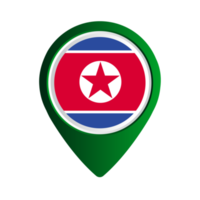 norr korea flagga Land png