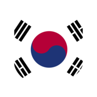 söder korea flagga Land png