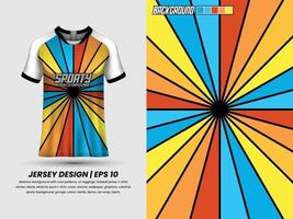 Soccer jersey design for sublimation, sport t shirt design, template jersey vector