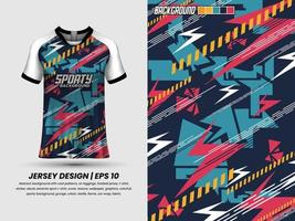 Soccer jersey design for sublimation, sport t shirt design, template jersey vector