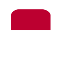 indonesien flagga Land png