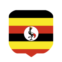 Uganda-Flaggenland png