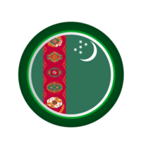 turkmenistan flagga Land png