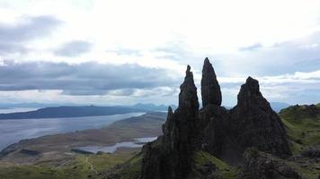 Old man of Storr in Scotland video