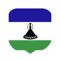 lesotho flagga Land png