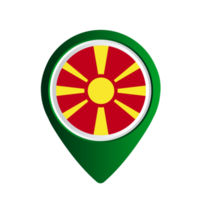 macedonia flagga Land png