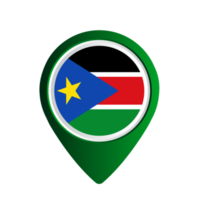 país de la bandera de sudán del sur png